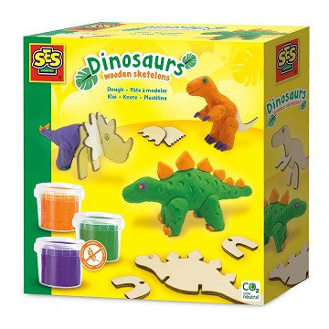 SES Clay - Dinosaur Wooden Skeletons