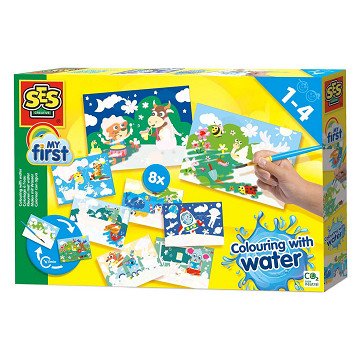 SES My First - Malen mit Wasser Megaset Versteckte Tiere