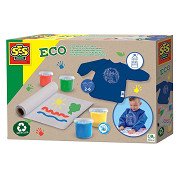 SES ECO Fingerfarben-Set mit Malschürze