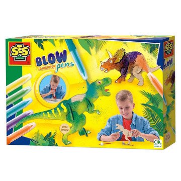 SES Blow Airbrush Blow Pens Dinos