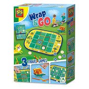 SES Wrap and Go Reisespiele, 3in1