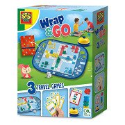 SES Wrap and Go Travel Games, 3in1
