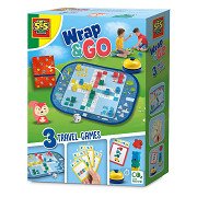 SES Wrap and Go Reisespiele, 3in1