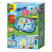 SES Wrap and Go Travel Games, 3in1