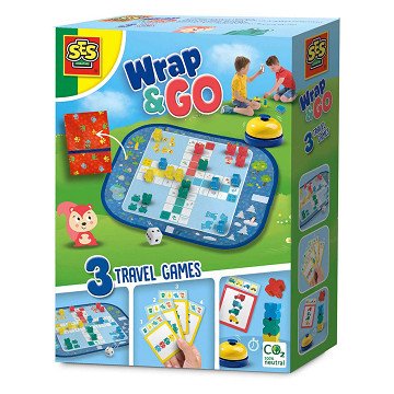 SES Wrap and Go Reisespiele, 3in1