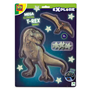 SES Mega Glowing T-Rex World Wall Stickers