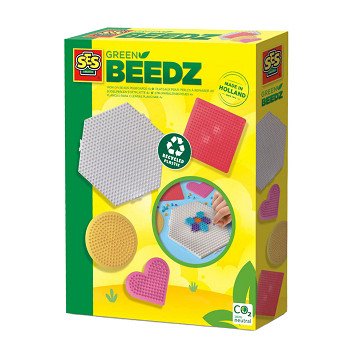 SES Green Beedz - Ironing Beads Boards, 4 pcs.