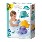 SES Tiny Talents Stackable Turtles in the Bath