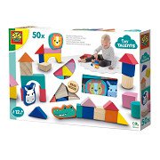 SES Tiny Talents Wooden Building Blocks