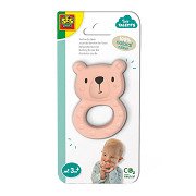 SES Tiny Talents Teething Toy Bo Bear - 100% Natural Rubber