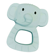 SES Tiny Talents Teething Toy Eli Elephant - 100% Natural Rubber