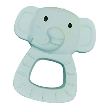 SES Tiny Talents Beißspielzeug Eli Elefant – 100 % Naturkautschuk