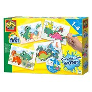 SES My First Kleuren met Water - Dino's