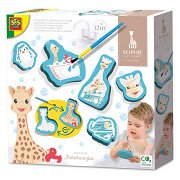 SES Sophie La Girafe Bath Chalk with Shapes