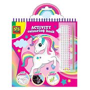 SES Doe Coloring Book Glitter 3 in 1