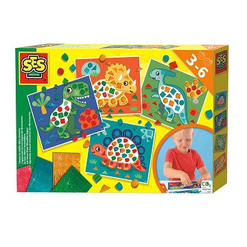 SES I Learn Dinosaurier-Mosaike