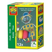 SES School Chalk - Color, 12 pcs.