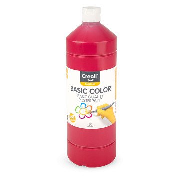 Creall School Paint Dark Red, 1 liter