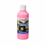 Creall Glow-in-the-Dark-Farbe Pink, 250 ml