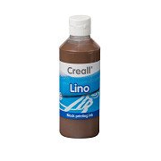 Creall Lino Blockprint Paint Brown, 250ml