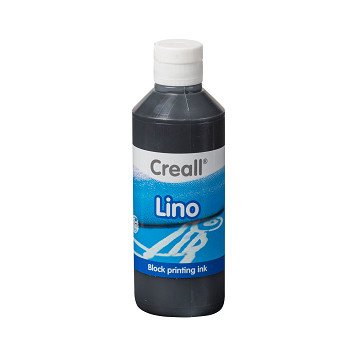 Creall Linolblockdruckfarbe Schwarz, 250 ml