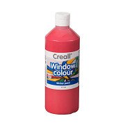 Creall Window Paint Red, 500ml