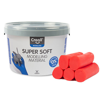Creall Supersoft clay Red, 1750gr.