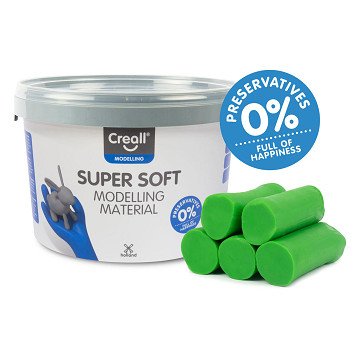 Creall Supersoft clay Green, 1750gr.