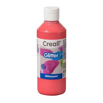 Creall Glitzerfarbe Rot, 250 ml