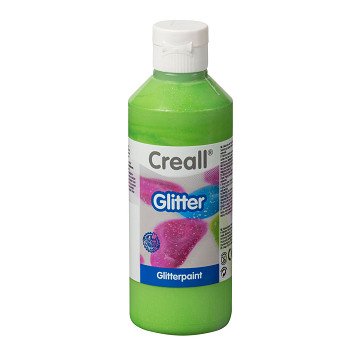 Creall Glitzerfarbe Grün, 250 ml