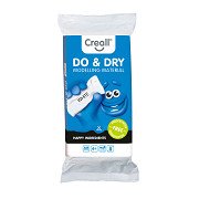 Creall Do&Dry Modelliermasse, konservierungsmittelfrei, weiß, 500 g.