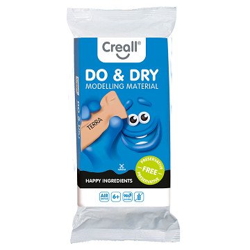 Creall Do&Dry Modelliermasse, konservierungsmittelfrei, Terra, 1000gr.