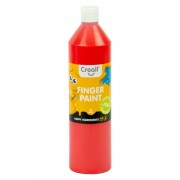 Creall Fingerfarbe, konservierungsfrei, Rot, 750 ml