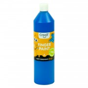 Creall Fingerfarbe, konservierungsfrei, Blau, 750 ml