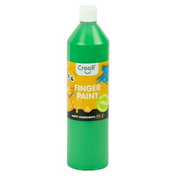 Creall Fingerfarbe, konservierungsfrei, Grün, 750 ml