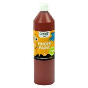 Creall Fingerfarbe, konservierungsfrei, Braun, 750 ml