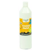 Creall Fingerfarbe, konservierungsfrei, Weiß, 750 ml