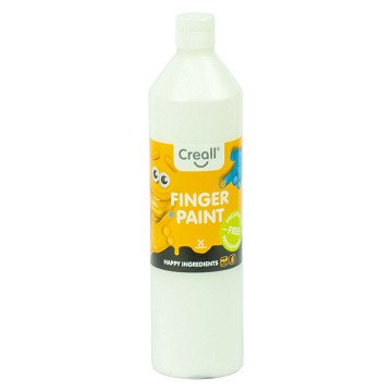 Creall Finger Paint Preservation Free White, 750ml