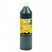 Creall Fingerfarbe, konservierungsfrei, Schwarz, 750 ml