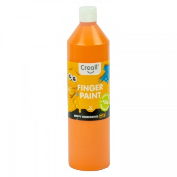 Creall Finger Paint Preservation Free Orange, 750ml