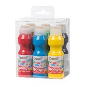 Creall Spongy Paint Pens, 6x70ml