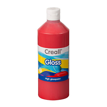 Creall Gloss Gloss Paint Red, 500ml