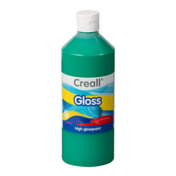 Creall Gloss Gloss Paint Green, 500ml
