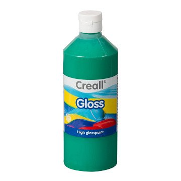 Creall Gloss Gloss Paint Green, 500ml