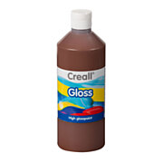 Creall Gloss Gloss Paint Brown, 500ml