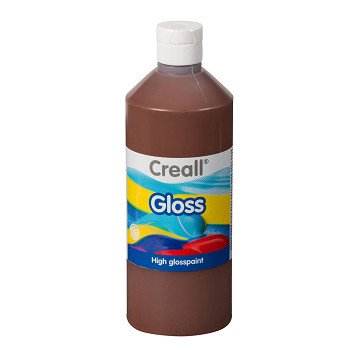 Creall Glanzfarbe Braun, 500ml