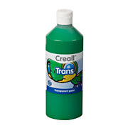 Creall Transparent Paint Green, 500ml