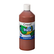 Creall Transparent Paint Brown, 500ml