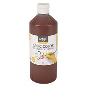 Creall School Paint Dark Brown - 500ml