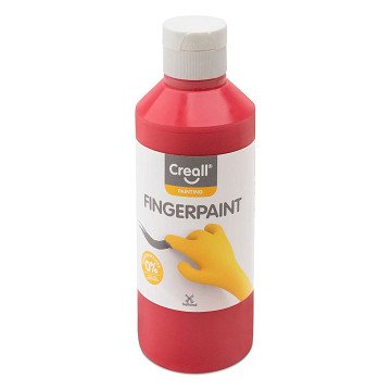 Creall Fingerfarbe, konservierungsmittelfrei, Rot – 250 ml